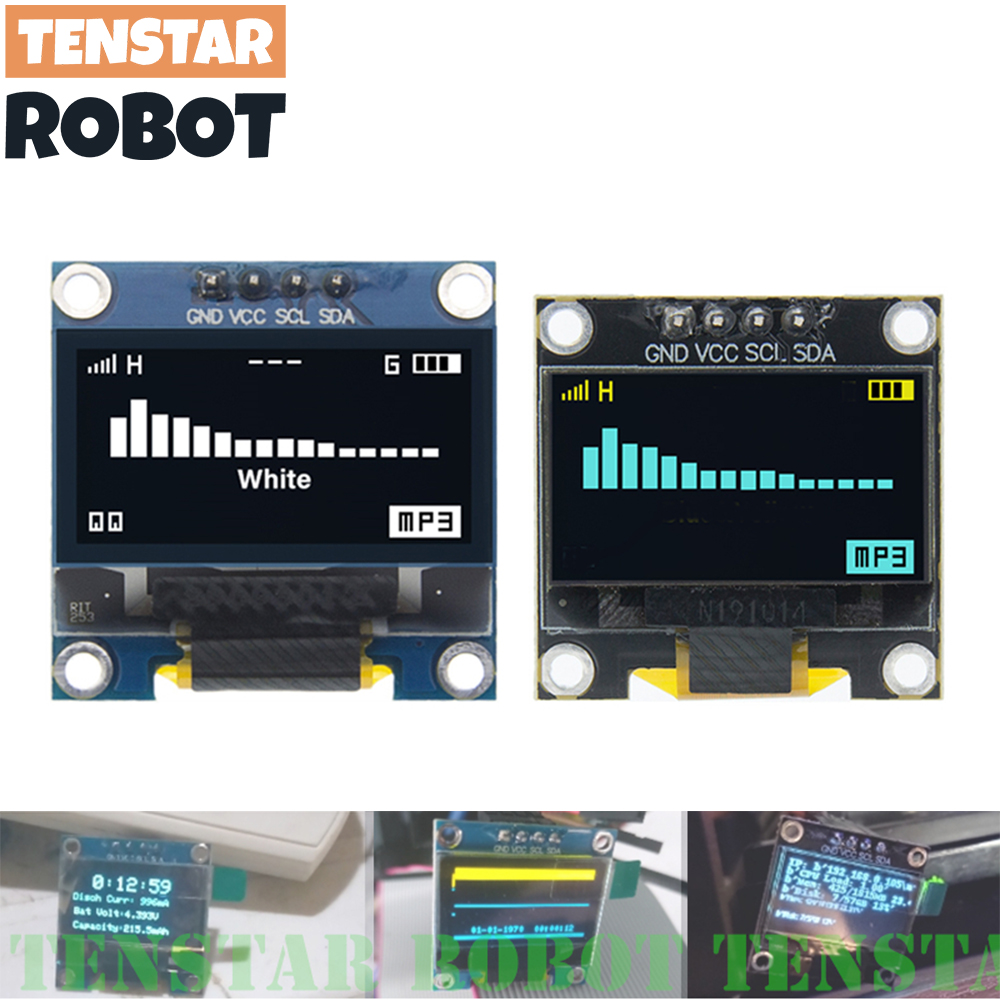 Ssd1306 - TENSTAR 0,96-дюймовый OLED SSD1306 белый/синий/желтый 128X64