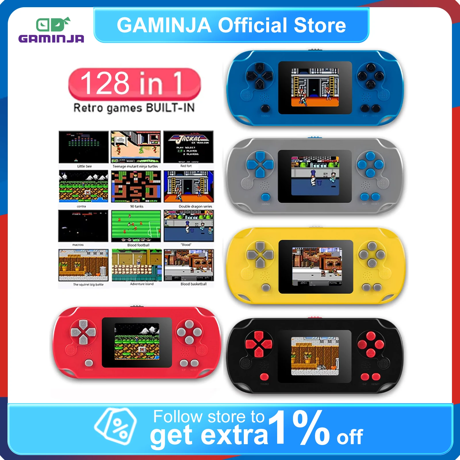 Tft Display 2.4 - Классическая игровая консоль GAMINJA GC31 в