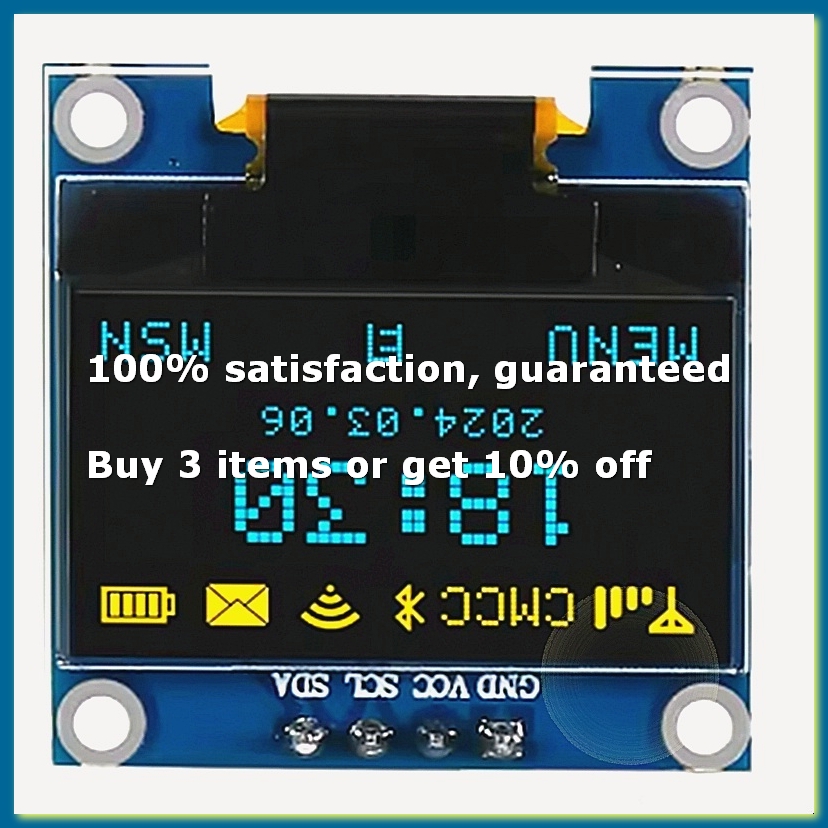 0,96-дюймовый OLED-дисплей I2C – обзор и цена Oled Display 0.96