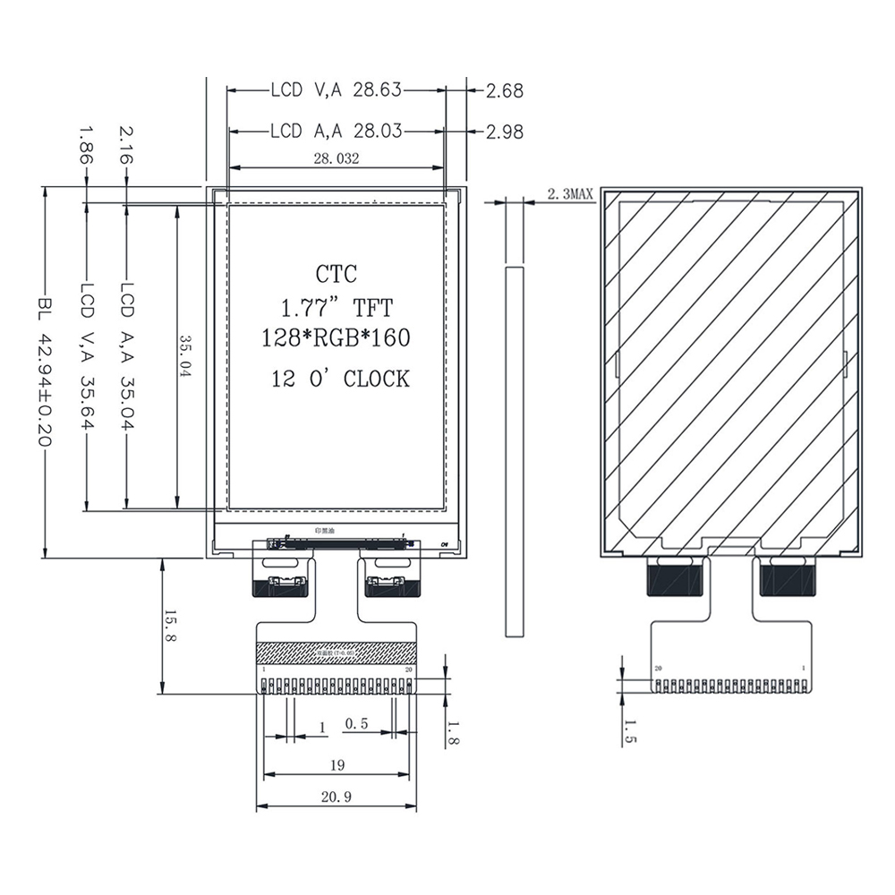 1,77-дюймовый ЖК-экран TFT-дис – обзор и цена Tft Display 2.4